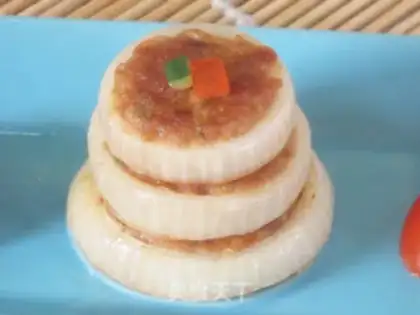 Make Onion rings meatloaf step 6