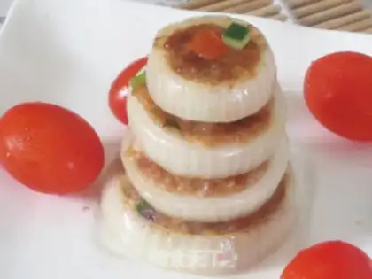 Make Onion rings meatloaf step 7