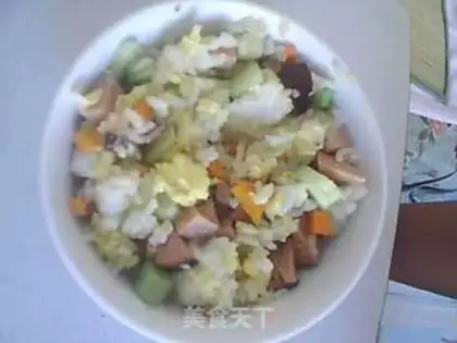 Make Egg fried rice step 0