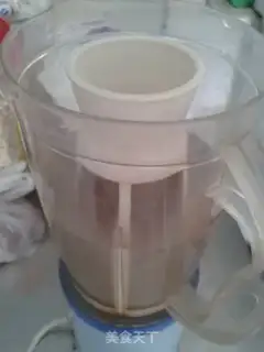 Make Peanut coconut rice paste step 2