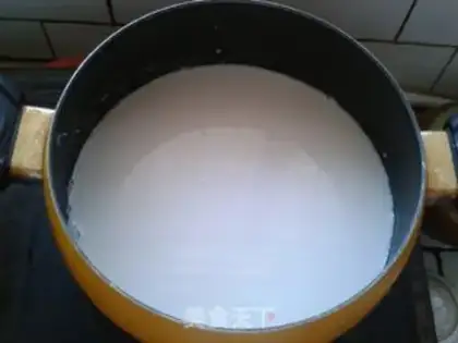 Make Peanut coconut rice paste step 5