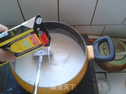 Make Peanut coconut rice paste step 6