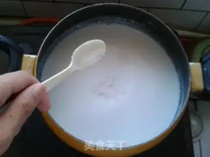 Make Peanut coconut rice paste step 7