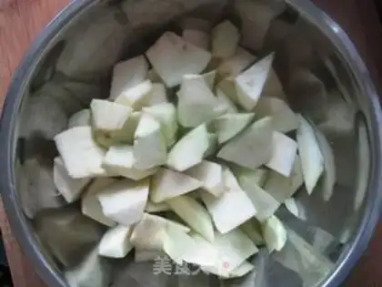 Make Garlic and eggplant step 1