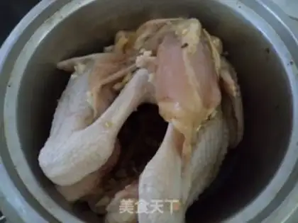 Make High pressure pan chicken step 7