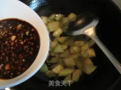 Make Garlic and eggplant step 7