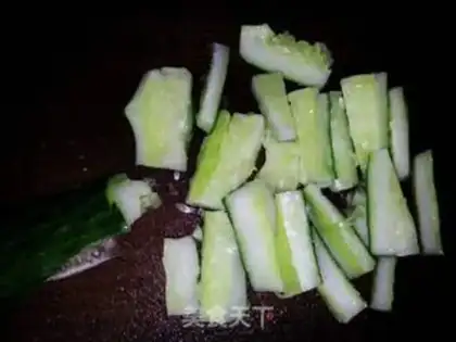 Make Silver cucumber step 3