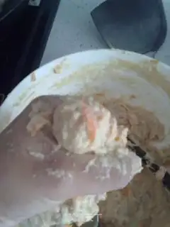 Make Tofu slag, pork and shrimp balls step 6