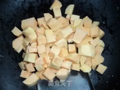 Make Potato shrimp rice step 0