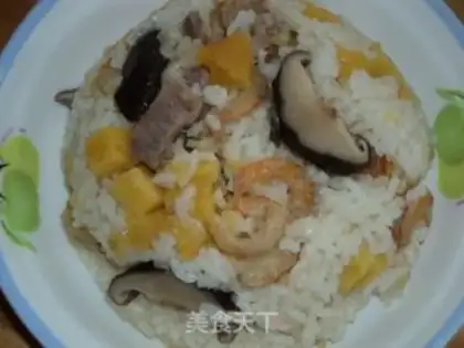 Make Potato shrimp rice step 5
