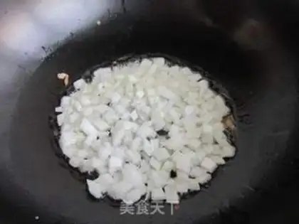 Make Corn shrimp fried rice step 6