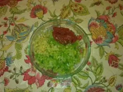 Make A cabbage bun step 2
