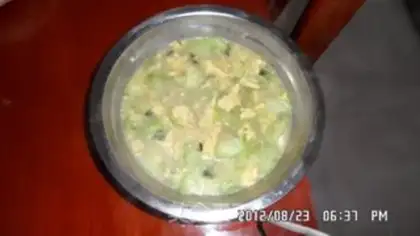 Make Smelt egg soup step 6