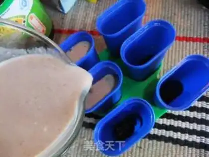 Make Red bean ice cream step 3