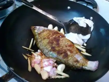 Make Red-burned mackerel step 0