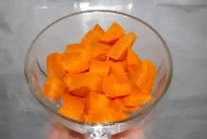 Make Carrot milk step 1