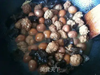 Make halogenated meatballs step 12