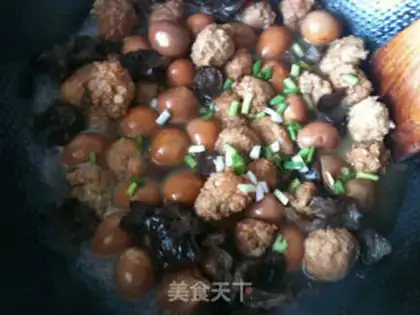 Make halogenated meatballs step 13