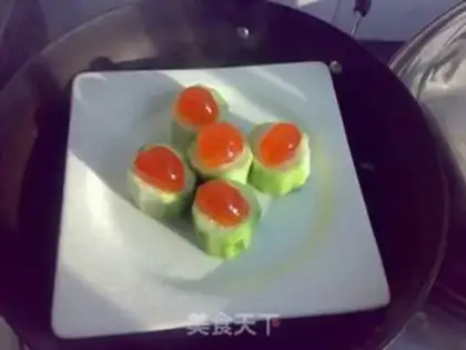 Make Salted egg yolk step 4