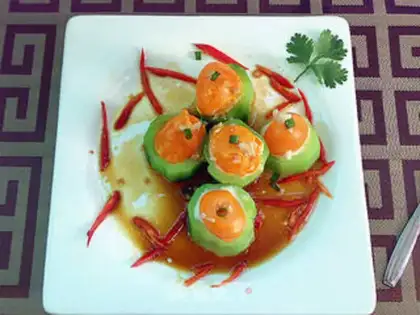 Make Salted egg yolk step 5