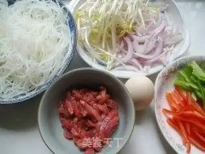 Make A dry rice line step 0