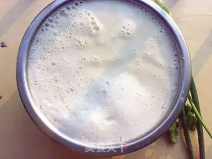 Make Bean milk doll step 2
