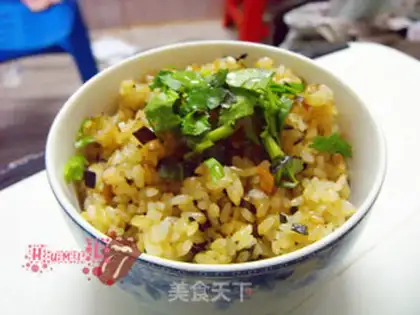 Make Onion fried rice step 0