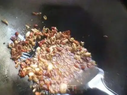 Make Dry-burned mackerel step 2
