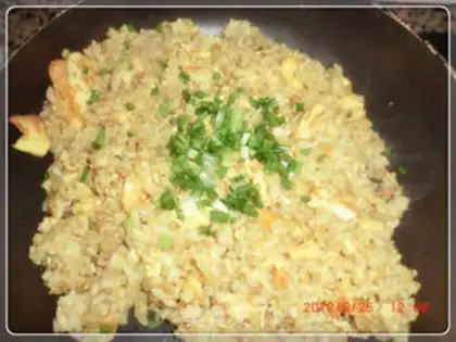 Make Meat curry fried rice step 6