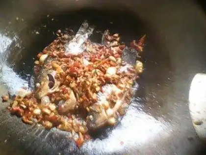 Make Dry-burned mackerel step 4