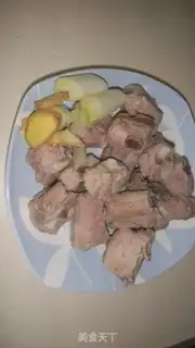 Make Pork chop soup step 1