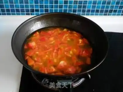 Make Tomato sea mushroom soup step 6