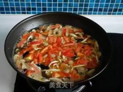 Make Tomato sea mushroom soup step 9