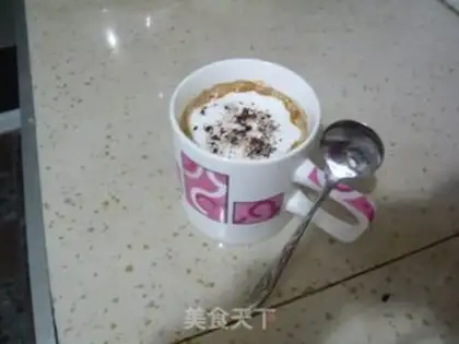 Make Almond mocha step 9