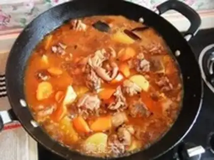 Make Xinjiang chicken step 7