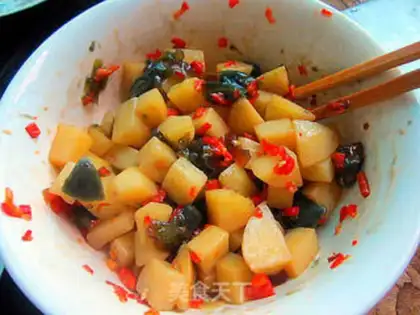 Make Eggs and potatoes step 8