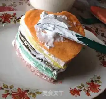 Make Microwave rainbow cake step 12