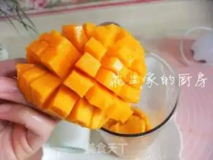 Make Mango yogurt step 1