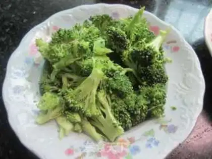 Make Clear the broccoli step 0