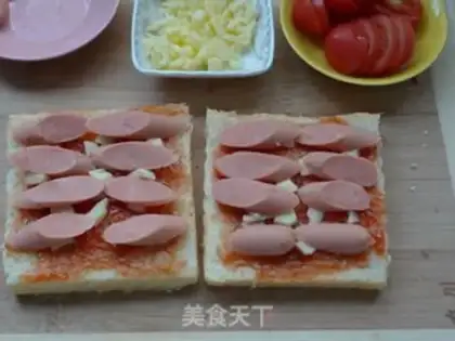 Make Toast pizza step 6