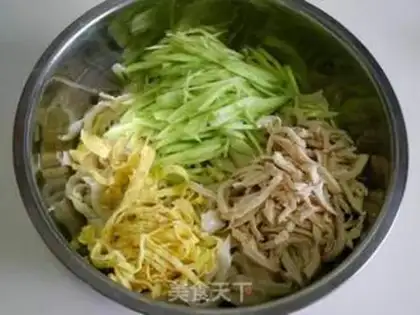 Make Chicken silk noodles step 9