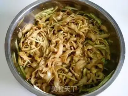 Make Chicken silk noodles step 11