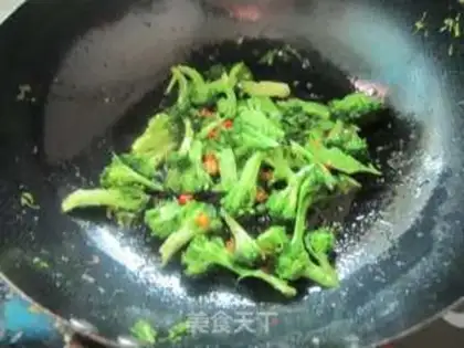 Make Clear the broccoli step 3