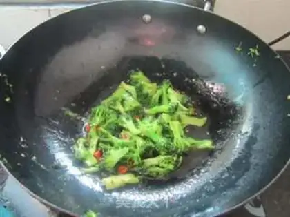 Make Clear the broccoli step 4
