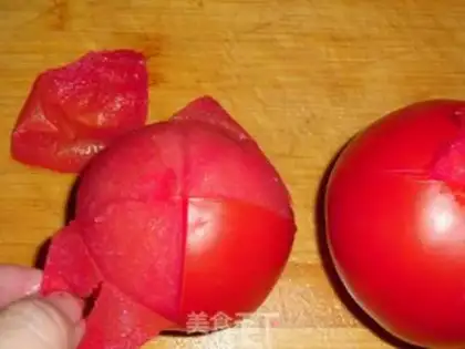 Make Tomato tofu crab step 4