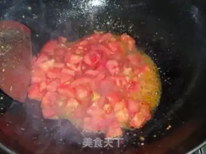 Make Tomato tofu crab step 5