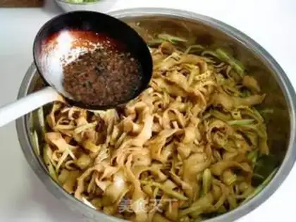 Make Chicken silk noodles step 14