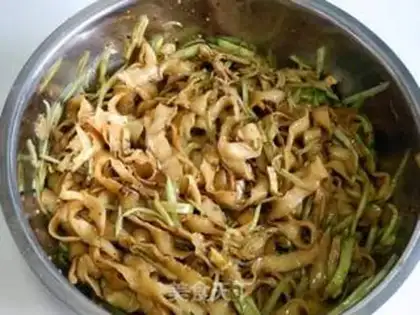 Make Chicken silk noodles step 15