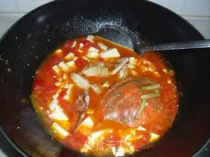 Make Tomato tofu crab step 9