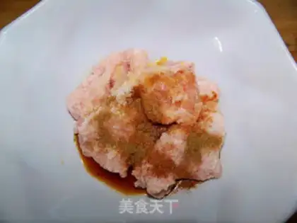 Make Gold-depended meat pan step 1
